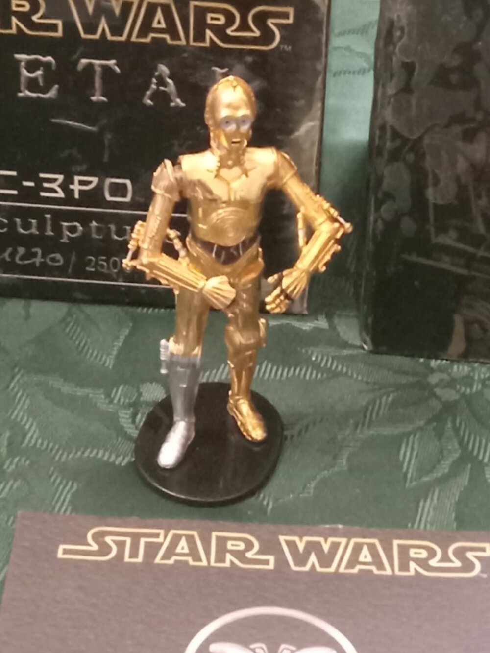 Star Wars Metal C-3PO limited edition figure with pewter #1270 of 2500 with box
